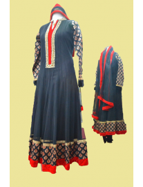 Ravishing Black Churidar Suit